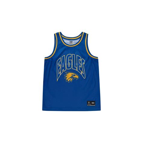 Buy West Coast Eagles Afl Mens Basketball Singlet Mydeal