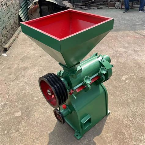 Maize Huller Machine Corn Peeling Dissel Drive Or Motor Drive Corn Skin