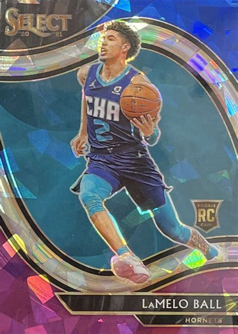 Lamelo Ball Select Courtside Blue White Purple Cracked Ice