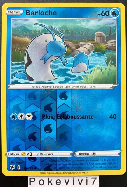 Carte Pokemon Barloche Reverse Ep E Et Bouclier Eb Fr Neuf