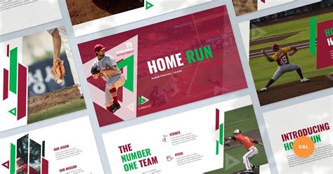 Baseball Slides Presentation Template, Presentation Templates - Envato ...