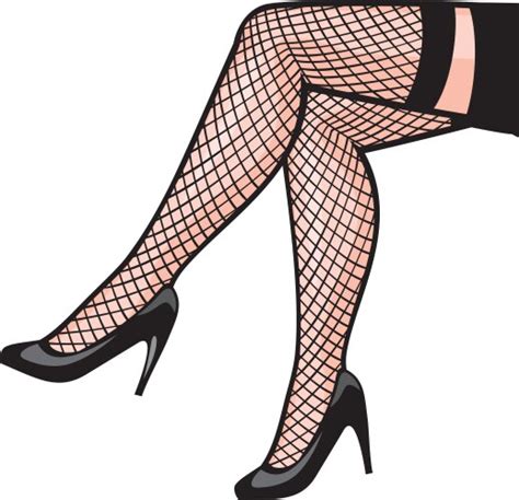 Womens Legs In Stockings And Shoes Royalty Free Vector Image