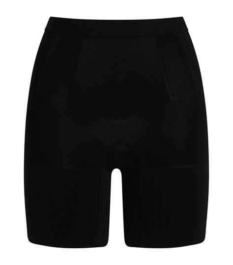 Womens Spanx Very Black Oncore Mid Thigh Shorts Harrods Uk