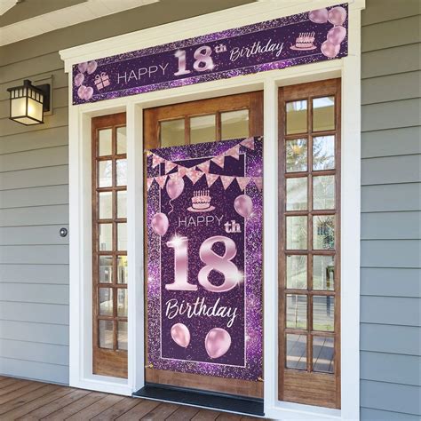 Amazon Th Birthday Door Banner Backdrop Happy Th Birthday