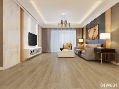 Mm Thickness Waterproof Spc Vinyl Flooring Wood Texture Pvc