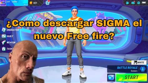 Como Descargar Sigma El Nuevo Free Fire Para Pc Y Movil Youtube