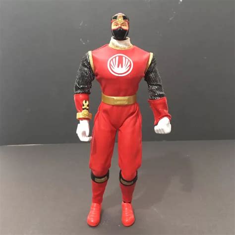 Power Rangers Ninja Storm Red Wind Ranger Talking Action Figure