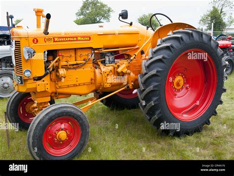 Minneapolis Moline Tractor Stock Photo Alamy