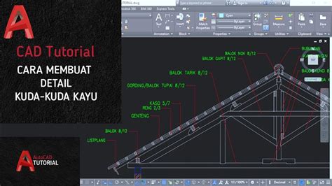 Membuat Kuda Kuda Baja Ringan Autocad Imagesee