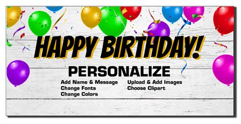 Custom Birthday Banners! - Shop at Liberty Sign and Graphics