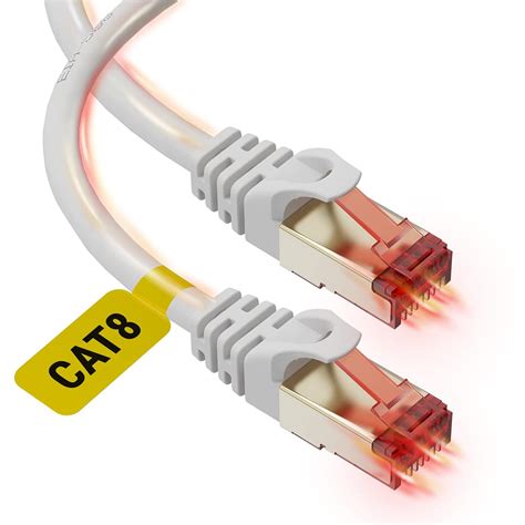 Cat 8 Ethernet Cable 6ft (2 Pack) - High Speed Cat8 Internet WiFi Cable ...