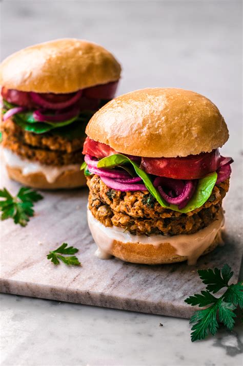 Chickpea Sweet Potato Burgers Occasionally Eggs