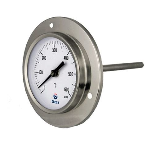 Bimetallic Thermometer D Series Gesa Termometros Dial Flange