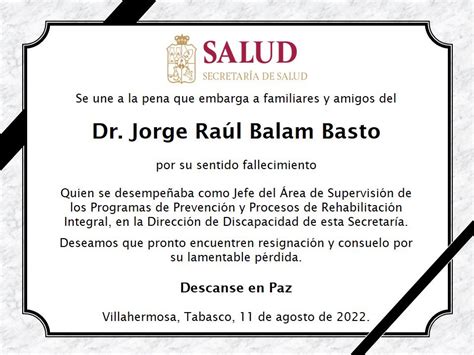 SSalud Tabasco on Twitter La Secretaría de Salud envía sus