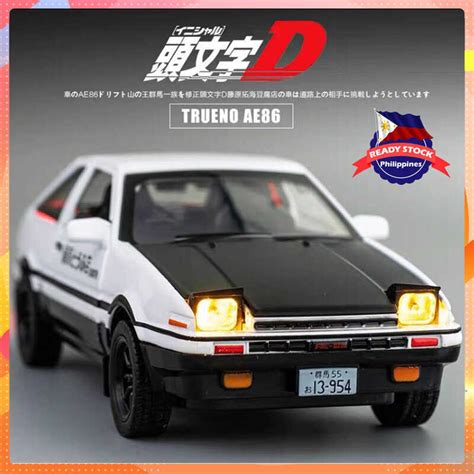 Kmoist 132 Initial D Ae86 Alloy Metal Diecast Cars Model Inital Toy