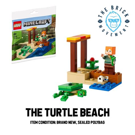 Lego Minecraft The Turtle Beach Polybag The Brick Movement