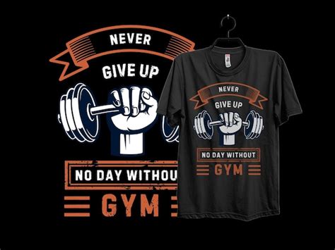 Premium Vector Gym Tshirt Design Template