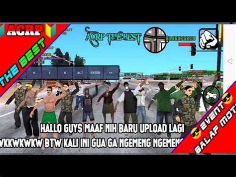 Event Balap Motor Pertama Kali Nya Di Acrp Amazing City Roleplay