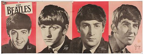 Lot Detail Beatles Original Vintage DELL Poster