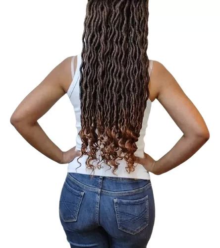 Cabelo Goddess Faux Locs Torcido G Crochet Braid Parcelamento Sem