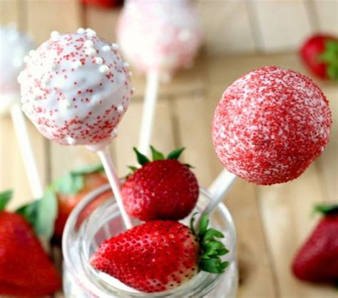 Strawberry Cake Pops Recipe Definitely Try This Recipe Out It S