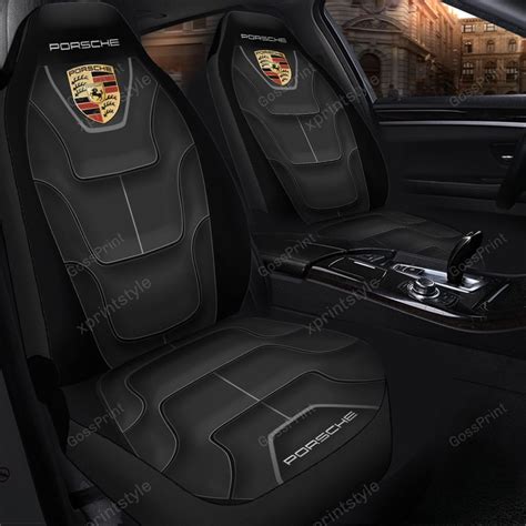 Porsche Car Seat Cover Set Of 2 Ver 10 Dc Trendyheat