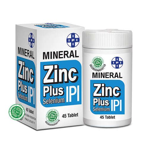 VITAMIN IPI MINERAL ZINC PLUS SELENIUM 45 TABLET Lazada Indonesia