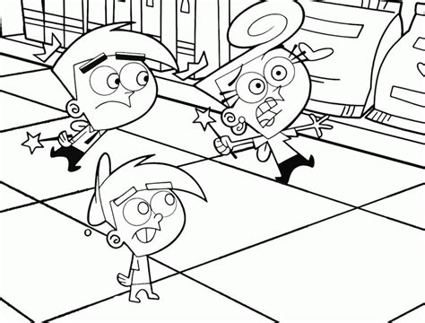 Cosmo And Wanda Coloring Pages - Coloring Home