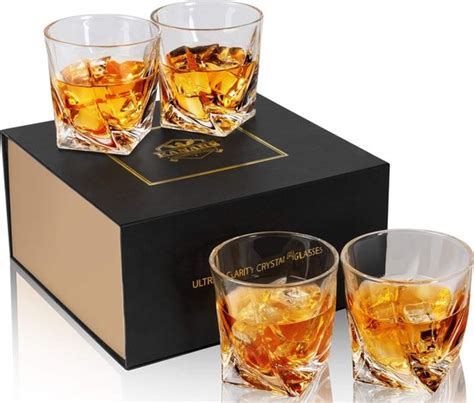 Whiskyglas Set Loodvrije Kristallen Whiskey Glazen Voor Martini