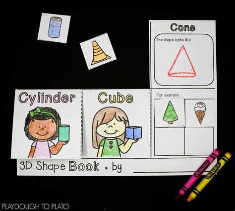 3D Shapes Activity Pack - Playdough To Plato