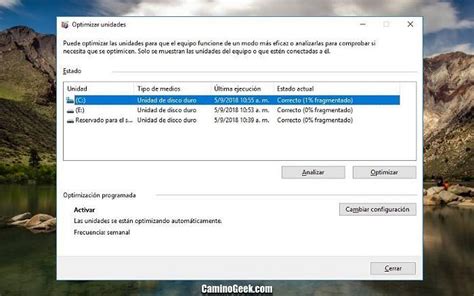 Cómo Desfragmentar El Disco Duro En Windows 10 Y Optimizar El Sistema