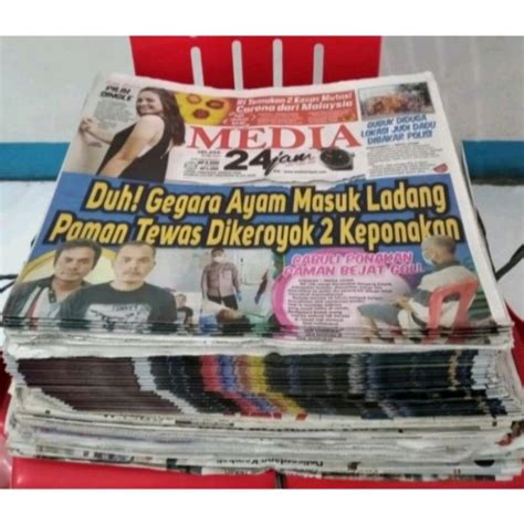 Jual Koran Bekas Per Gram Koran Random Campur Pembungkus Shopee