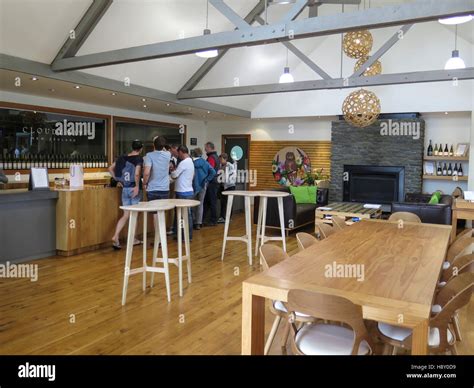 Interior Of The Cloudy Bay Vineyard At Marlborough South Island New