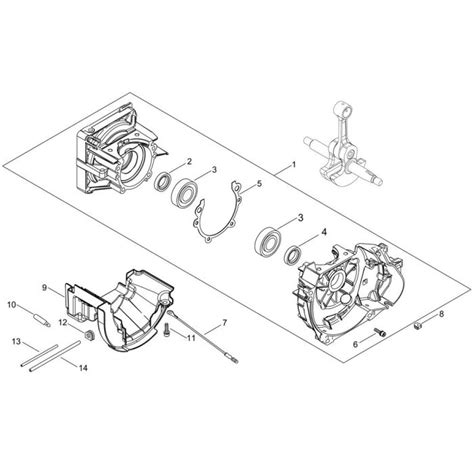 Crankcase For Echo Srm Tes U Brushcutter L S Engineers