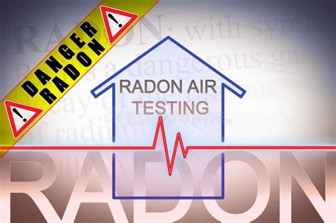 The Danger Of Radon Gas In Our Homes Concept Image With Check Up