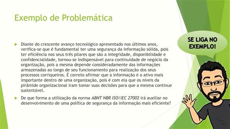 Aula de Investigação das Informações Criação da Problemática e