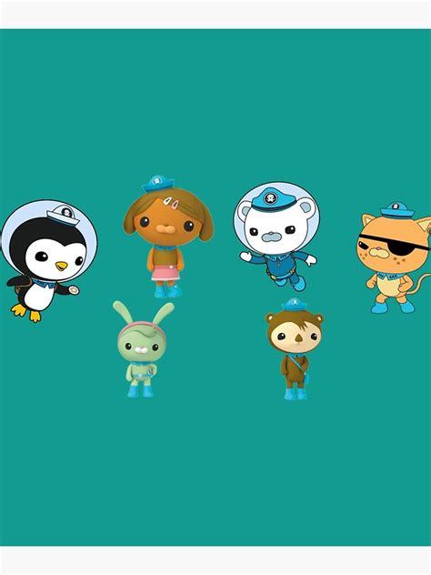 All Character From Octonauts Kid 2021 Poster For Sale By