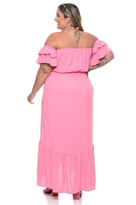 Vestido Plus Size Ciganinha Mullet Vk Moda Plus Size