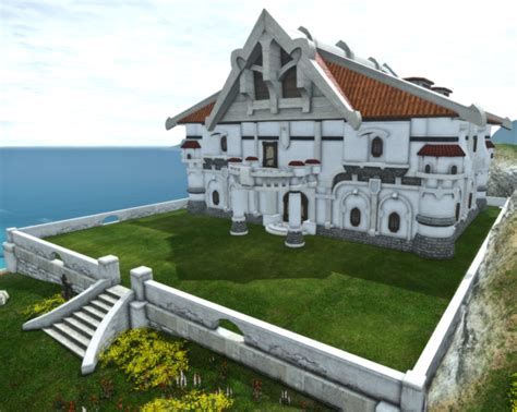 Riviera Mansion Wall Stone Gamer Escapes Final Fantasy Xiv Ffxiv