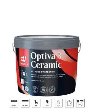 Optiva Ceramic 3 Super Matt 0 9l Baza C Tikkurila Tikkurila