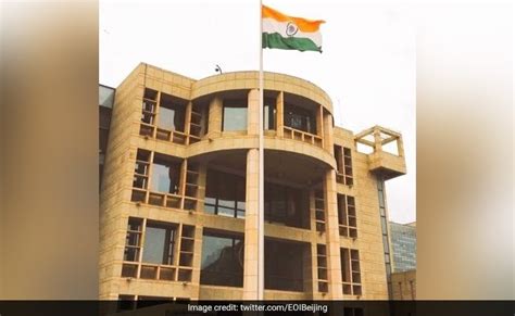 Indian Embassy In China Limits R Day Flag Hoisting Ceremony To Staff