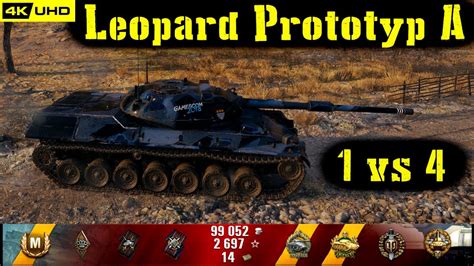 World Of Tanks Leopard Prototyp A Replay 9 Kills 7 6K DMG Patch 1 7 0