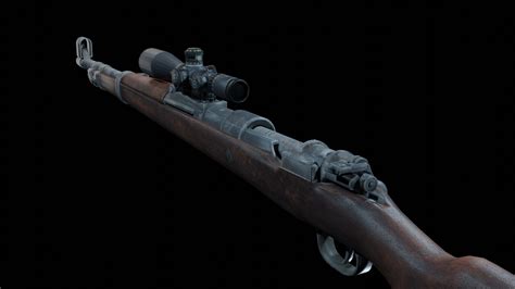 3d Kar98 K Sniper Rifle Model Turbosquid 1837957