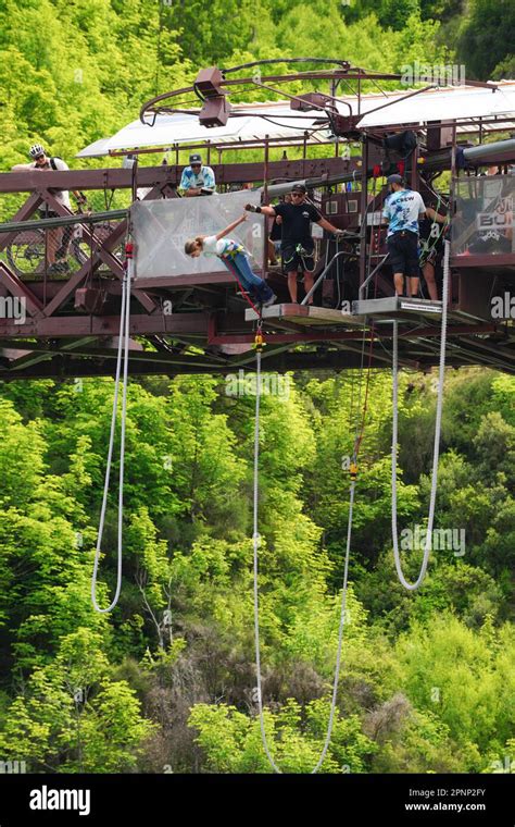 The Home Of Bungy AJ Hackett At The Kawarau Bridge Near Queenstown In