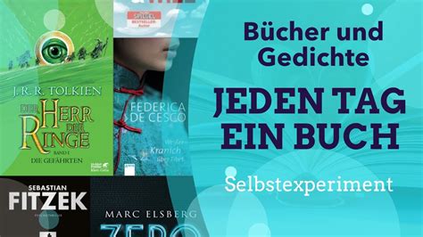 7 BÜCHER in 7 TAGEN lesen Selbstexperiment YouTube