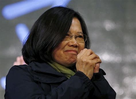 Tsai Ing Wen Elected Taiwans First Female President Photosimages