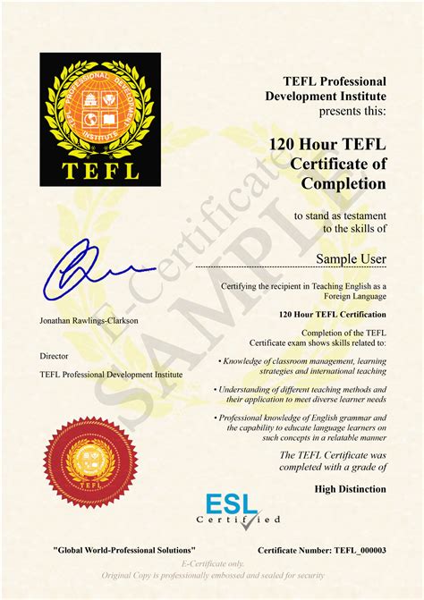 Tefl Professional Development Institute