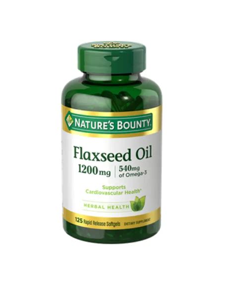 Nature S Bounty Flaxseed Oil Mg Buyus