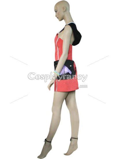 Kingdom Hearts Kairi Red Dress Cosplay Costume Kh006 Us5999