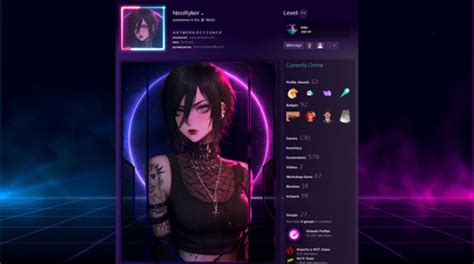 Mikasa 3 Goth Girl Neon Steam Artwork Animated NeoRyker S Ko Fi